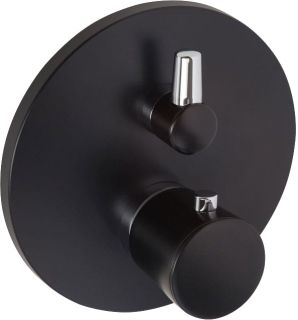 Встраиваемый смеситель для душа Kludi Balance с термостатом чёрный/хром 528358775